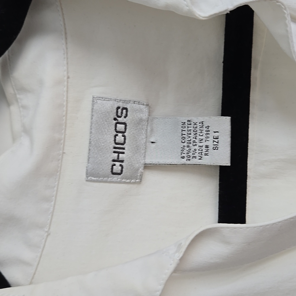 White Chicos button up - Picture 4 of 9
